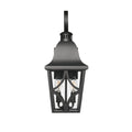 Outdoor Wall Light Fixtures, Waterproof Exterior Wall Sconce Porch Lights, Matte Black Outdoor Wall Lantern With Clear Glass, Outside Wall Mount Lighting For House, Garage, Front Door 1 Pack Black
