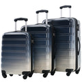 Hardshell Luggage Sets 3 Piece Gradient Color Expandable Suitcase With Spinner Wheels And Tsa Lock Lightweight 20