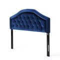 Queen&Full Sized Headboard Queen Navy Blue Velvet