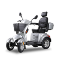 Xl3D4L Electric Mobility Recreational Travel Scooter For Adults,Mobility Scooters For Seniors, 4 Wheel Powered Mobility Scooters Silver Abs Pc Abs Pc