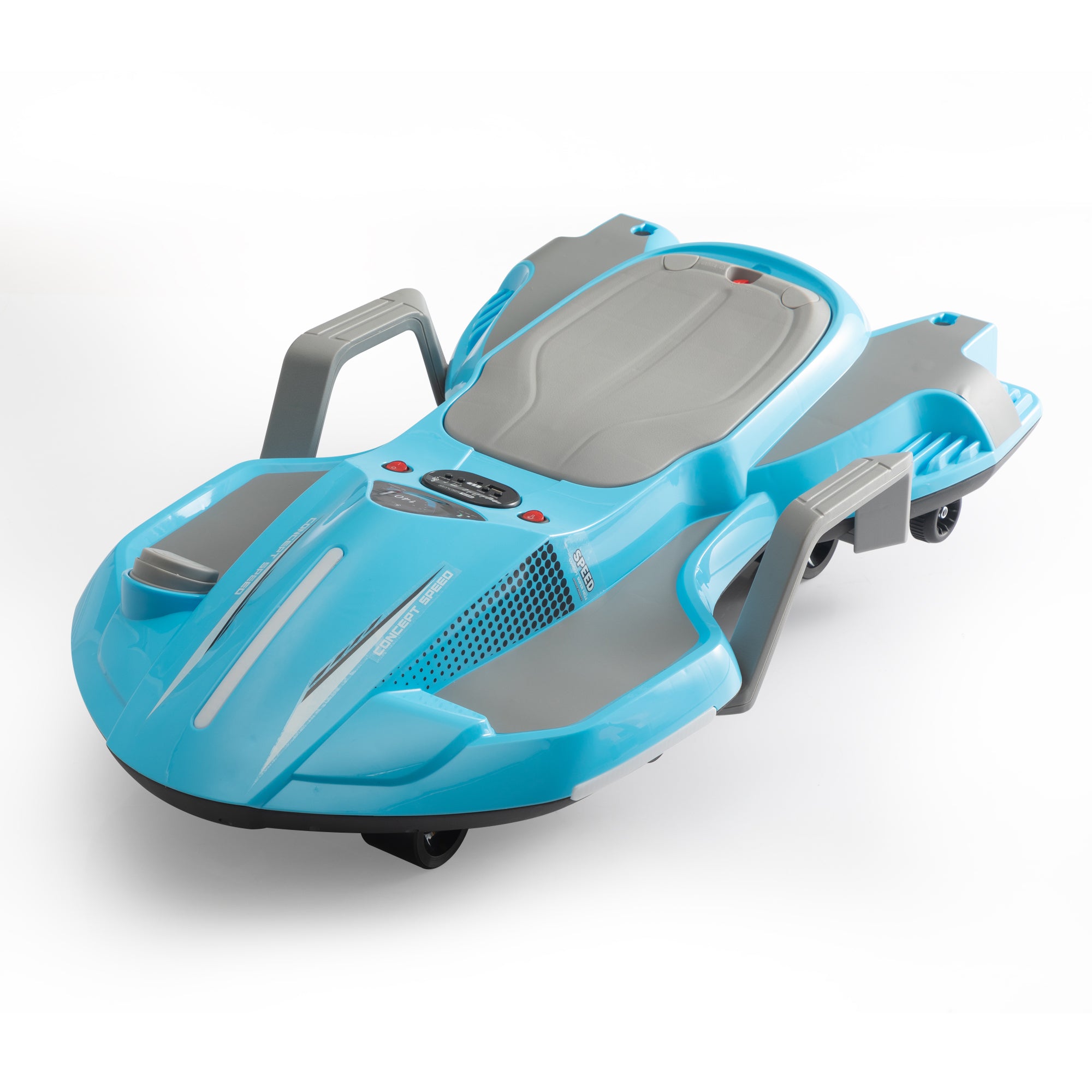 Electric Kids Racing Car With Music And Lights, Blue Blue 100 149 Lbs Polypropylene