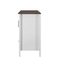 Drawerdresser Cabinet,Barcabinet,Buffetsideboard,Storagecabinet,Buffet Server Console Tablestorge,Changhong Glass Door,Toughened Glass Shelf,Fordining Room,Living Room,Kitchenhallway,Color:White Brown 5 Or More Spaces Brown Antique White Primary Living