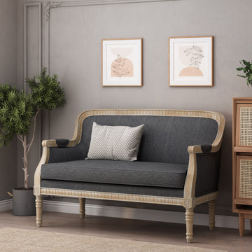 Seat Charcoal Fabric 2 Seat