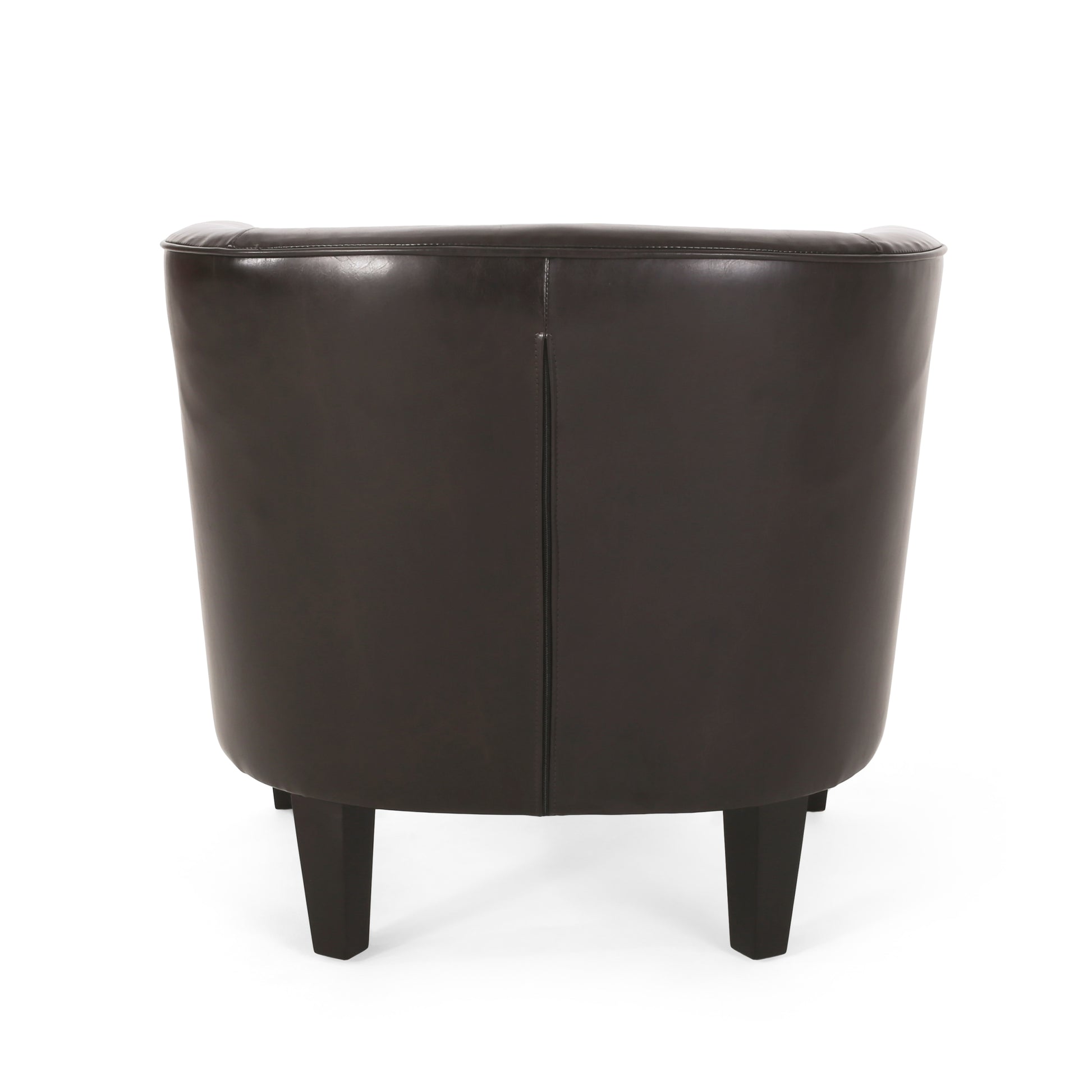 Club Chair Brown Pu