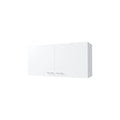 White 2 Door Wall Cabinet White Particle Board Melamine