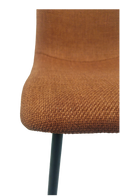Dining Chairs Set Of 4,Modern Kitchen Dining Room Chairs,Upholstered Dining Accent Chairs In Linen Cushion Seat And Sturdy Black Metal Legs Caramel Caramel Foam Linen