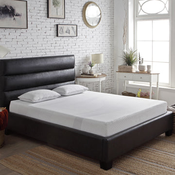 Regen 8 Inch Cooling Copper Infused Memory Foam Adult Mattress, King Size White Memory Foam Foam King