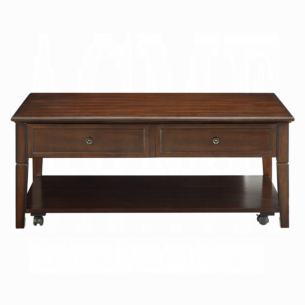 Walnut Coffee Table With Lift Top Walnut Primary Living Space Transitional Drawers Rectangular Particle Board Mdf