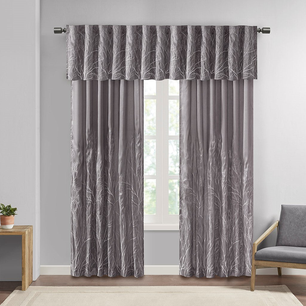 Curtain Panel Only 1 Pc Panel Grey Polyester