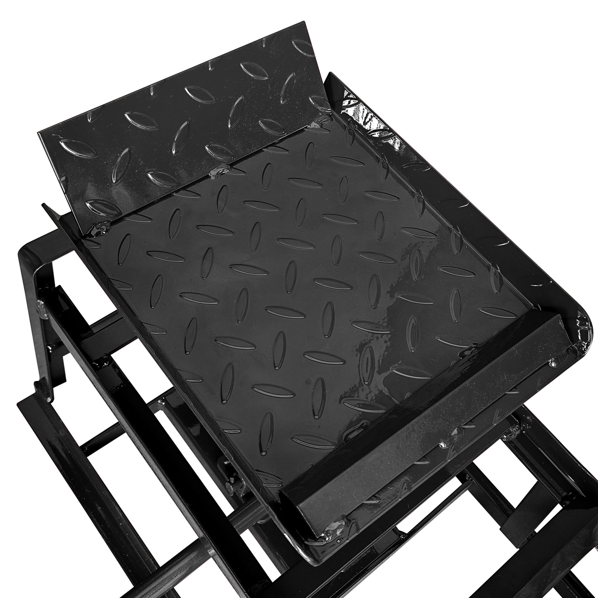 Hydraulic Car Ramps, 2 Pack Car Ramp High Lift, 11000Lbs Automotive Truck Cars Service Ramps, Low Profile Oil Change Ramps With Support Jack For Car Truck Trailer Garage Repair Black Black