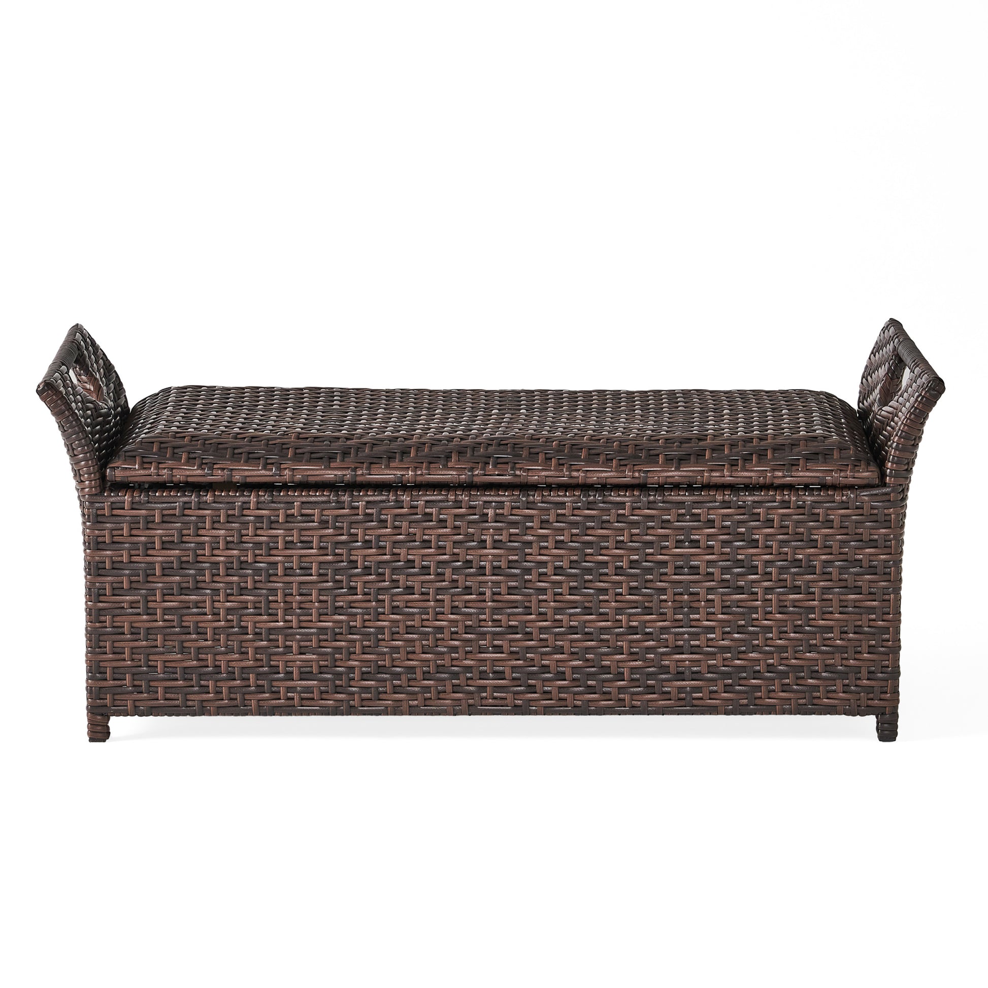 Wing Pe Storage Bench Brown Multi Rattan