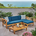 Alcove Lshape Sofa Set,Teak Teak Seats 4 Acacia Wood