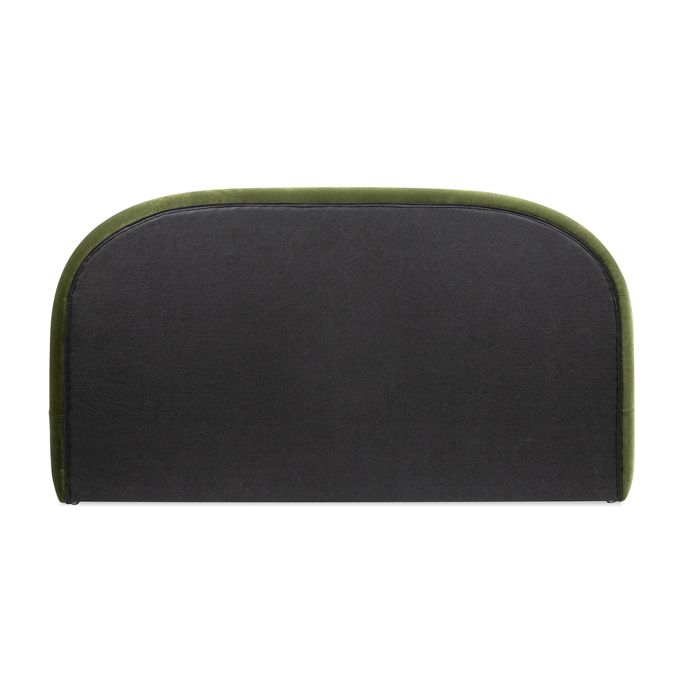 Archie Puffy Grounded Upholstered Platform Bed, Olive Green Performance Velvet Box Spring Not Required Queen Green Wood Foam Velvet Velvet