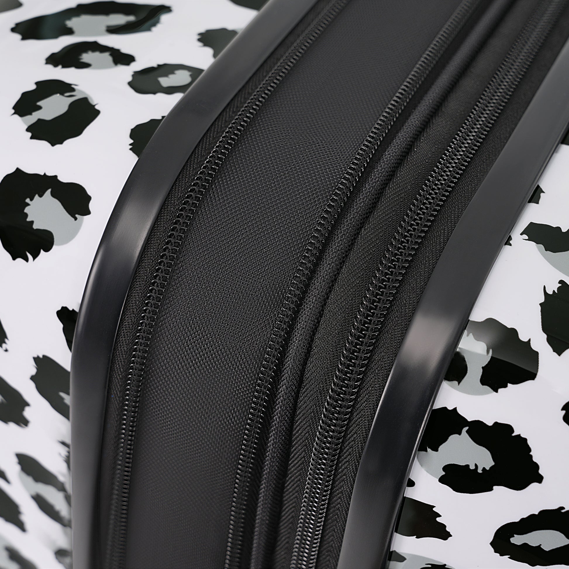 Hardshell Luggage Sets 3 Pcs Spinner Suitcase With Tsa Lock Lightweight 20" 24" 28" Luggages White Black Leopard Pc