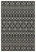 Sunshine Gc Har2020 Anthracite 5 Ft. 3 In. X 7 Ft. 3 In. Indoor Outdoor Area Rug Anthracite Polyester Polypropylene