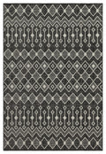 Sunshine Gc Har2020 Anthracite 7 Ft. 10 In. X 10 Ft. 3 In. Indoor Outdoor Area Rug Anthracite Polyester Polypropylene