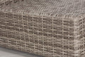 Fully Assembled Outdoor Ottoman With Cushion Yes Sectional Grey Rust Resistant Frame Stain Resistant Cushions Garden & Outdoor Modern Sofa Seating Groups Foam Wicker