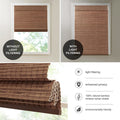 Bamboo Light Filtering Roman Shade 64