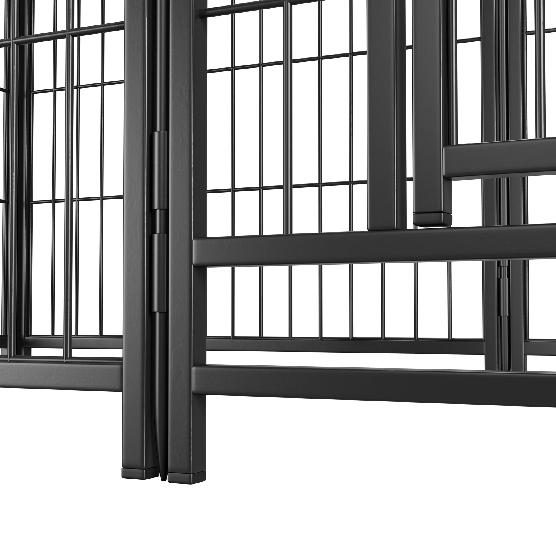 Dog Playpen Indoor 32 Inch 8 Panels Metal Dog Pen Pet Dog Fence Outdoor Exercise Pen With Doors, Heavy Duty Dog Fence Puppy Pen For Large Medium Small Dogs Indoor Outdoor Foldable Pet Exercise Pen