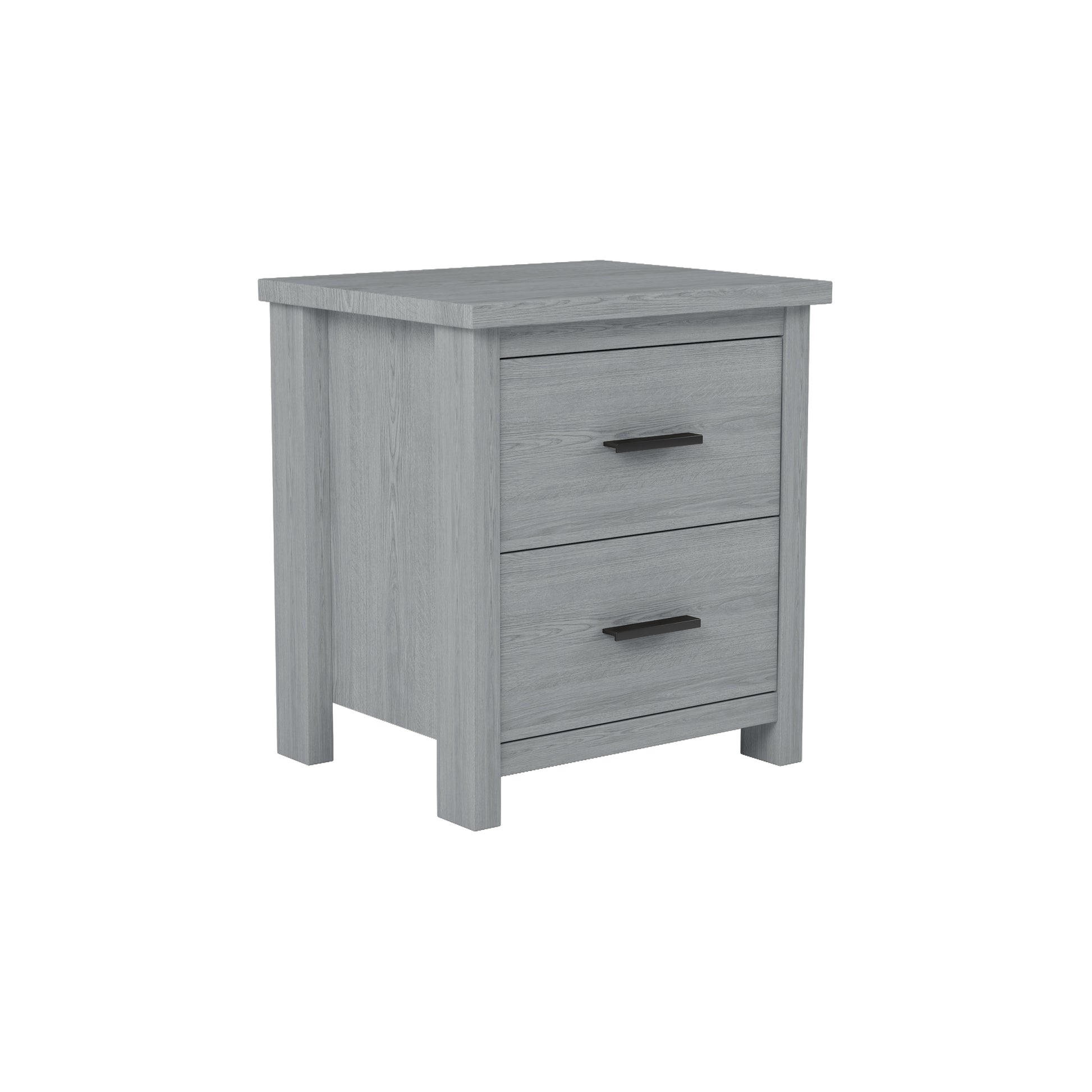 4 Pieces Bedroom Sets Queen Size Vintage Wooden Bed Frame With 2 Nightstands And 1 Dresser,Light Gray Box Spring Not Required Queen Light Gray 4 Piece Set American Traditional Solid Wood Mdf