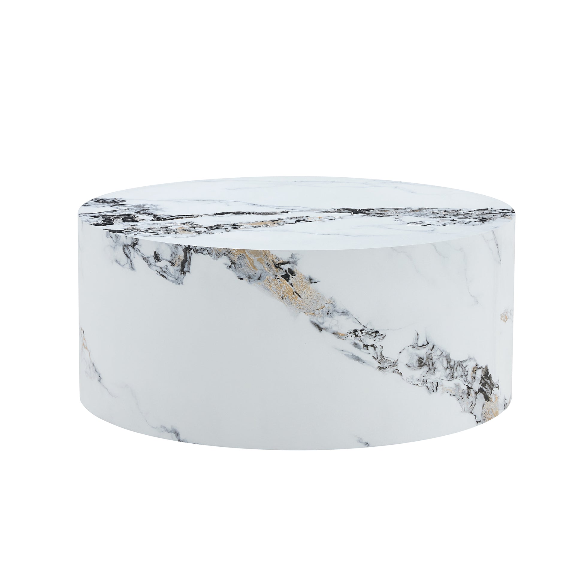 The Cylindrical Table With Its Patterned Design Can Be Easily Integrated Into A Variety Of Interior Styles, From Coffee Tables To Small Dining Tables, Workbenches Or Makeshift Writing Desks. White Mdf