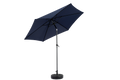 9Ft Outdoor Patio Umbrella Outdoor Table Umbrella With Push Button Tilt And Crank, Market Umbrella 6 Sturdy Ribsdeck, Backyard, Pool Base Not Included Navy Blue Navy Blue Garden & Outdoor Steel