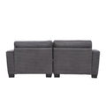 United Modular Sectional Sofa L Shaped Modular Couch With Reversible Chaise Modular Sofa Sectional Couch With Storage Seats Carbon Black Velvet 2 Seat