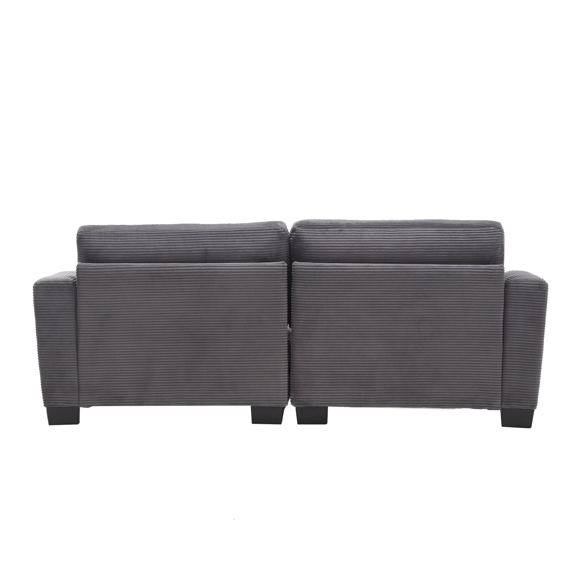 United Modular Sectional Sofa L Shaped Modular Couch With Reversible Chaise Modular Sofa Sectional Couch With Storage Seats Carbon Black Velvet 2 Seat