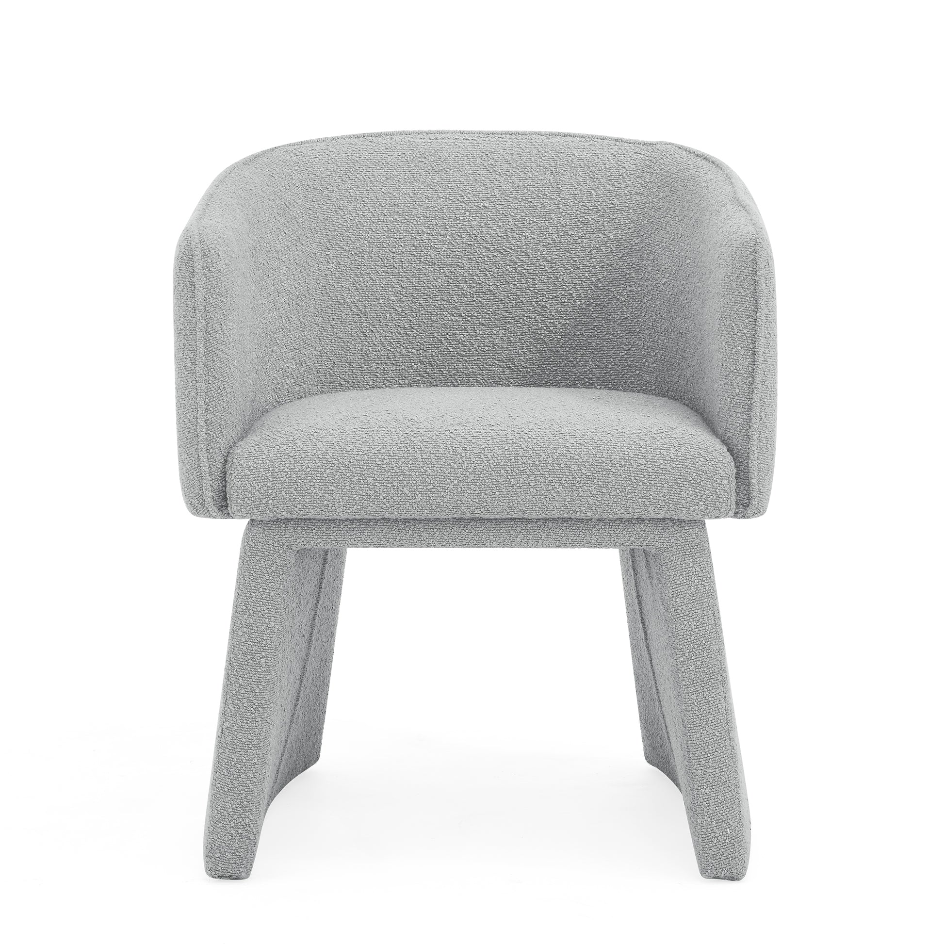 Modern Style Simple And Elegant Chair, Grey Leisure Chair, Suitable For Dining Bedroom Living Room Reception Desk Assembly Required Grey Grey Foam