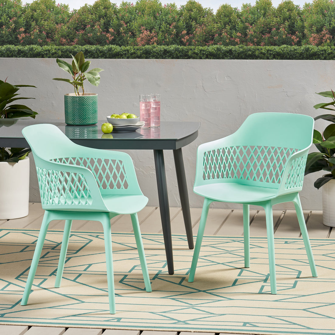 Azalea Chair Mint Polypropylene