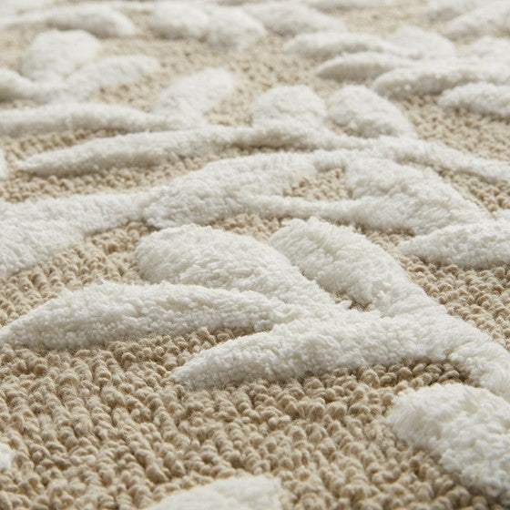 Cotton Tufted Bath Rug Multicolor Cotton