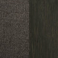 Set Of 2 Fabric Upholstered Dining Chairs, Grey And Rustic Brown Solid Grey Dining Room Dining Chairs Set Of 2 Fabric,Solid Wood