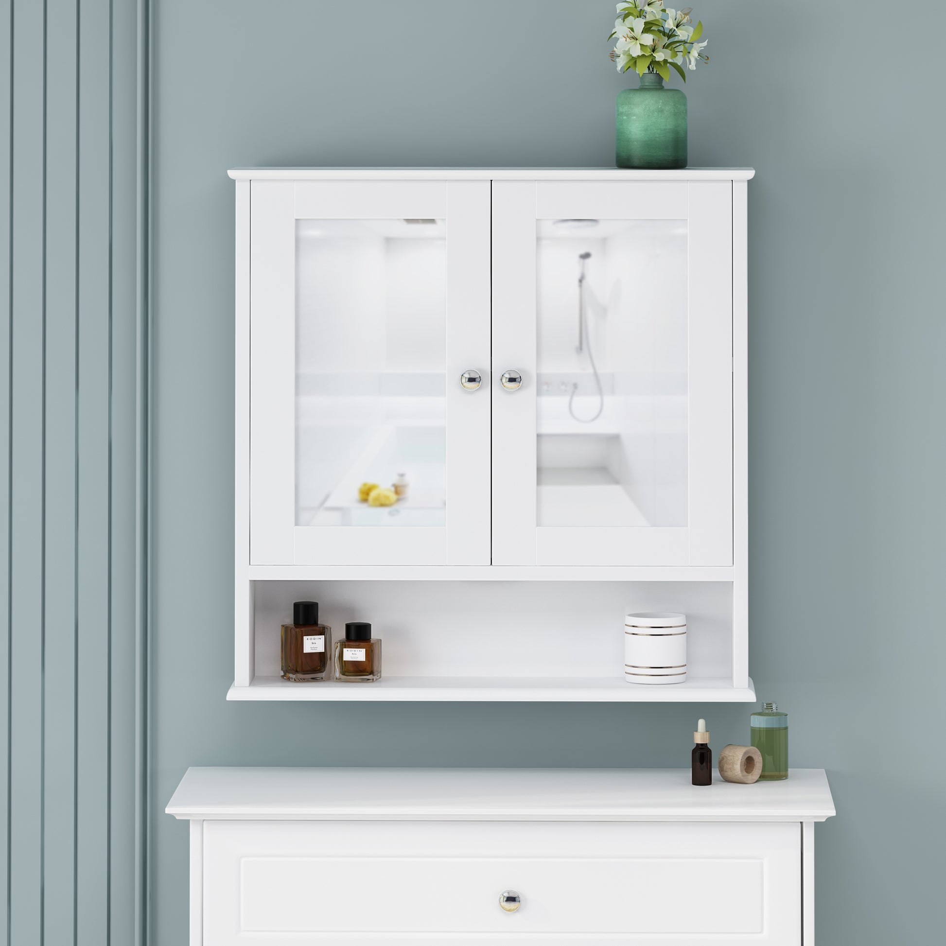 Medicine Cabinet White Mdf