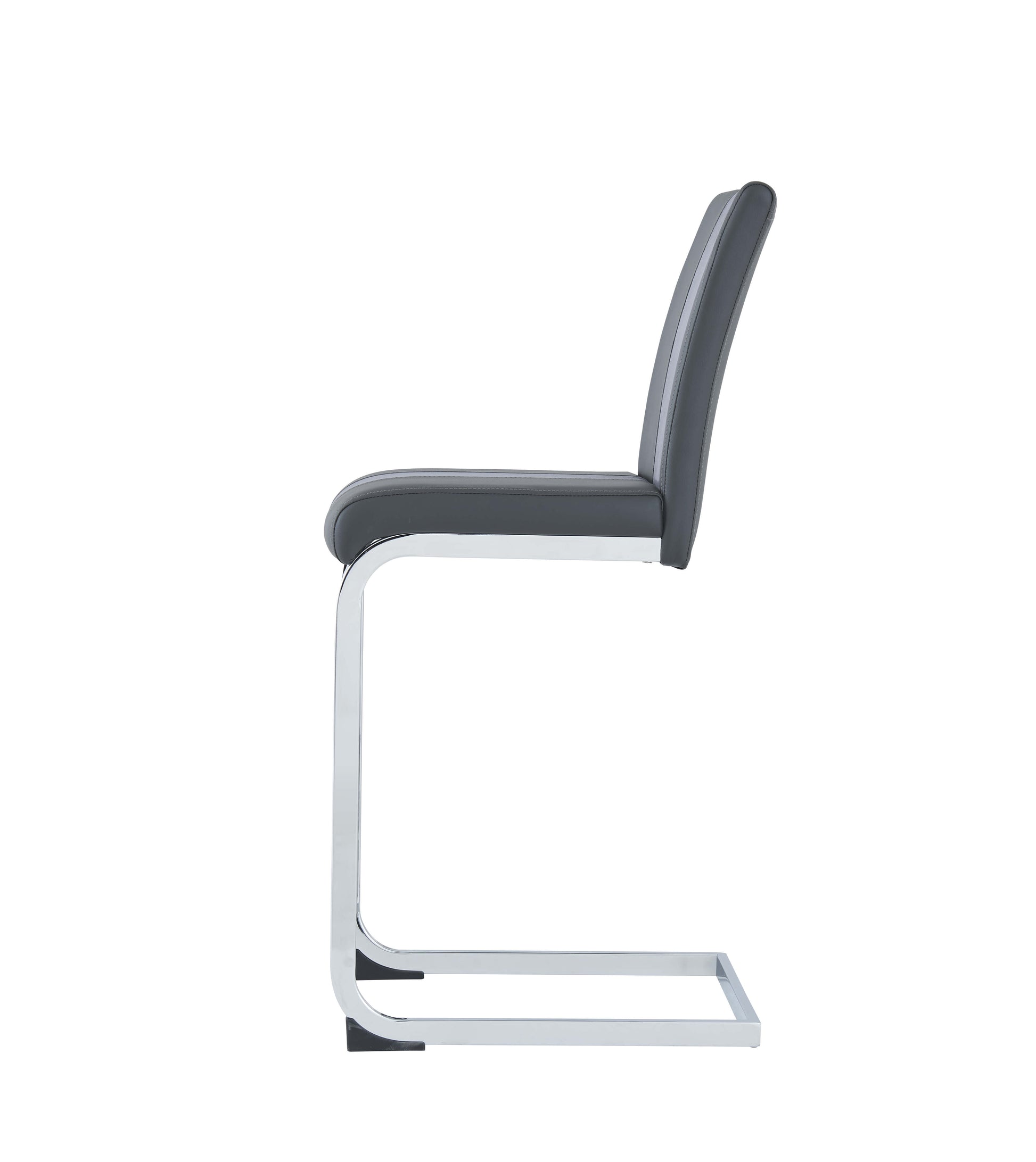 Altis Grey Bar Stools Kit Of 4 Gray Stainless Steel