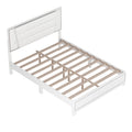 3 Pieces Bedroom Sets Queen Size Upholstered Bed With Led Lights, Nightstands And Dresser With Metal Handles And Sparkling Shiny Decoration, White Expected Arrival Time:8.5 Queen White 3 Piece Set Mdf Metal