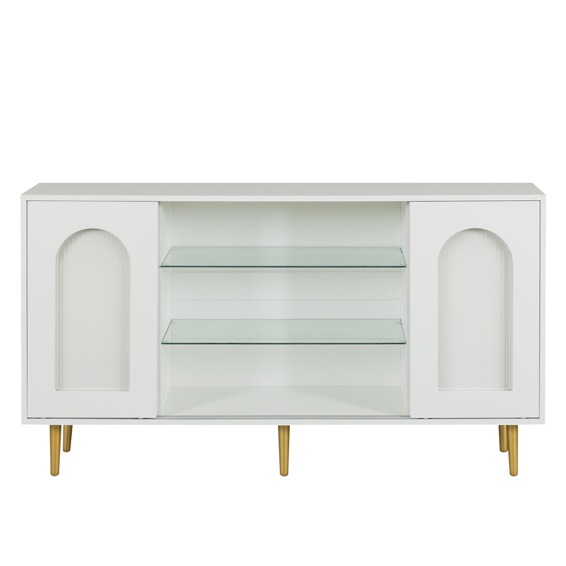 Dresser Drawer Cabinet,Bar Cabinet,Lockers,Sideboard,Buffet Sideboard,Buffet Service Desk,Storagecabinet,Changhong Glass Sliding Door, For Bedroom, Living Room, Kitchen Corridor, Color: White 5 Or More Spaces Barn Door White Primary Living Space Glass