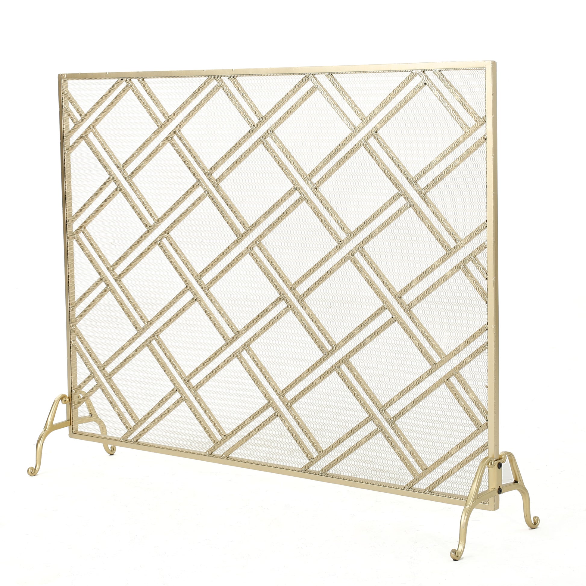 Fire Screens Gold Iron