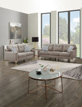 Eye Catching Attractive 2Pc Sofa Set Light Brown Velvet Fabric Sofa Loveseat W Pillows Couch Firm Tufted Cushions Living Room Light Brown Primary Living Space Firm Tufted Back Contemporary,Modern Pine Square Arms Pine,Plywood,Velvet 5 Seat