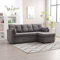 United Modular Sectional Sofa L Shaped Modular Couch With Reversible Chaise Modular Sofa Sectional Couch With Storage Seats Dark Gray Chenille 3 Seat