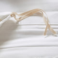 4 Piece 2 In 1 Duvet Set King White Cotton