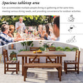 High Quality Acacia Wood Outdoor Table And Chair Set, Suitable For Patio, Balcony, Backyard Natural Wood Acacia Wood