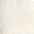 Faux Fur Upholstered Contemporary Metal Accent Chair, White And Gold White Gold Fabric Metal