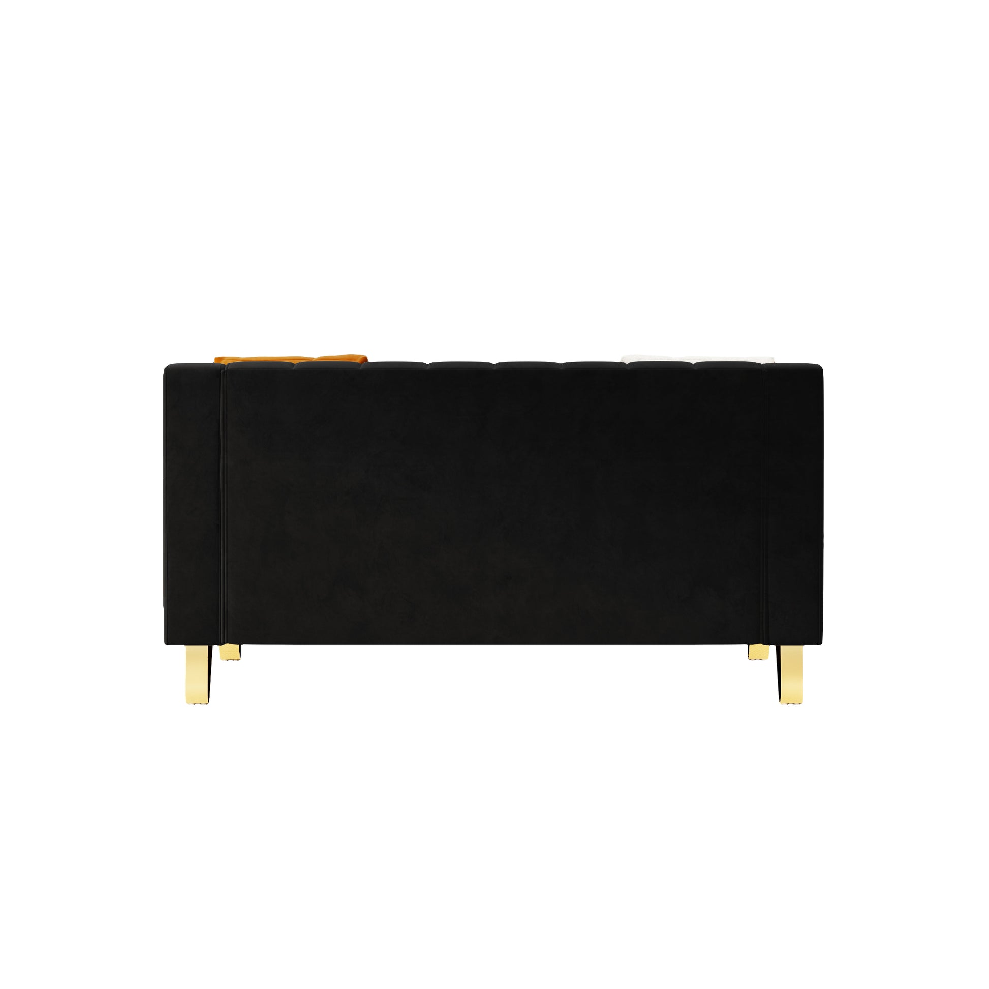 Fx P85 2S Bk 2 Seats Sofa Black Velvet 2 Seat
