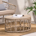 Bruce Coffee Table Brown Rattan