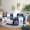 Qaba Baby Playpen, 14 Panels Sturdy Safety Play Yard For Babies And Toddlers, 57