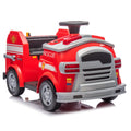 12V Kids Ride On Electric Car.Fire Engine Shape Design With Early Education Function,Human Vehicle Interaction With A Variety Of Fire Tools.Lights, Horns, And Sirens,Slow Start For Kids Aged 3 7. Red 50 99 Lbs Polypropylene