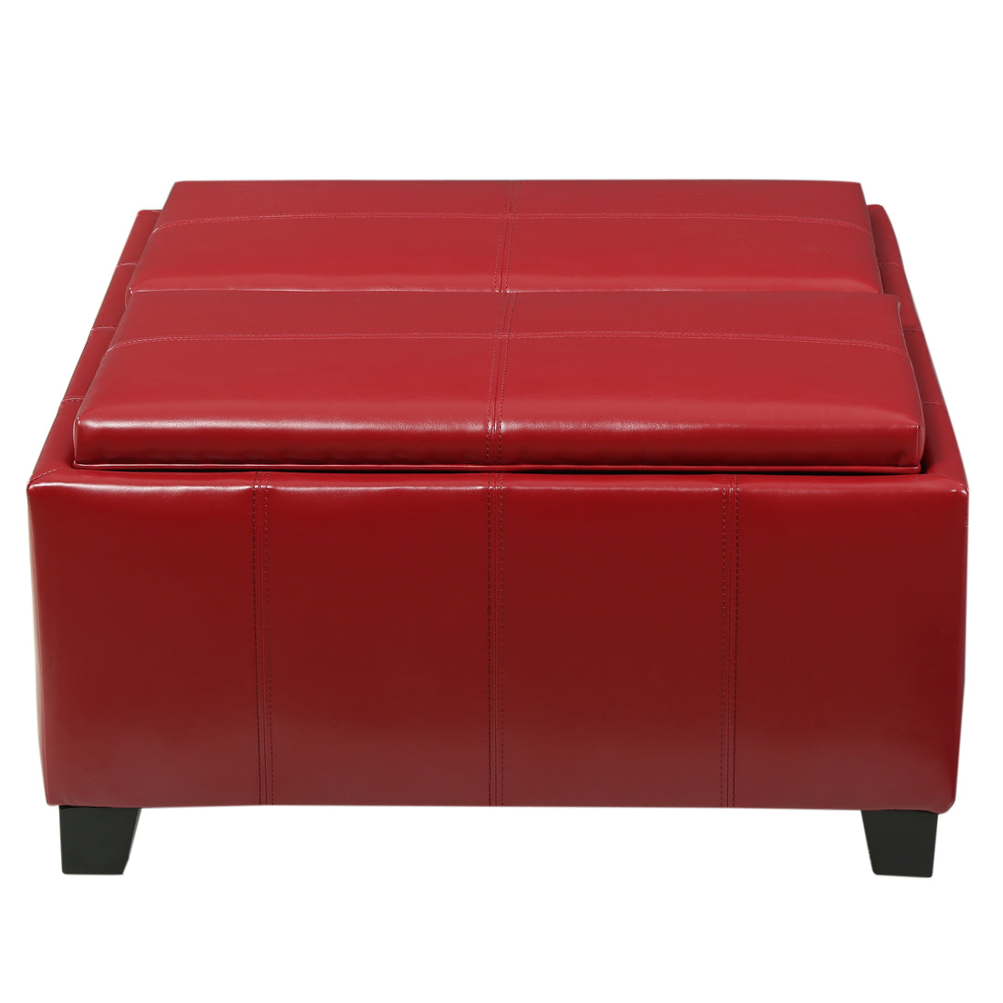 Mansfield Ottoman Red Pu