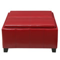 Mansfield Ottoman Red Pu