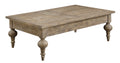 Ludin Taupe Coffee Table Taupe Solid Wood