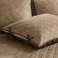 6 Piece Reversible Daybed Cover Set Brown Daybed Brown Microfiber